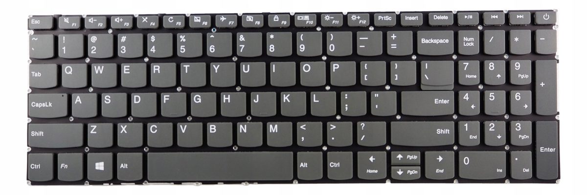 Zamienna klawiatura do laptopa Lenovo 320-15IKB, szara
