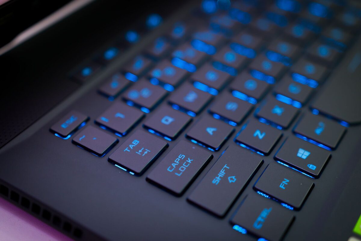 Podświetlana klawiatura laptopa do gier